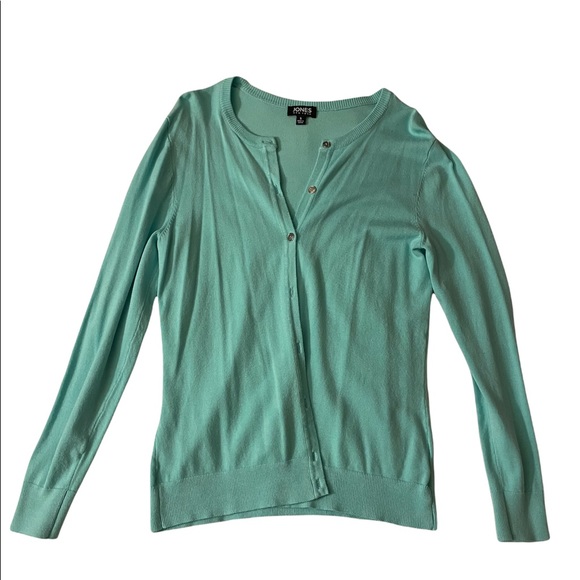 Jones New York Sweaters - Jones New York Turquoise Cardigan, like new!